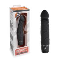 Черный вибратор-реалистик 6.5  Girthy Realistic Vibrator - 19 см. Черный вибратор-реалистик 6.5  Girthy Realistic Vibrator - 19 см.