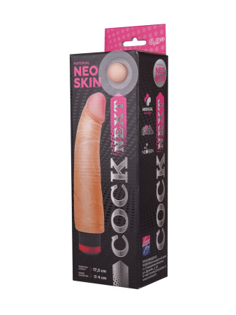 Телесный вибромассажёр COCK NEXT 6  - 17,5 см. Телесный вибромассажёр COCK NEXT 6  - 17,5 см.