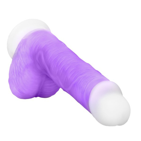 Фиолетовый вибратор-реалистик Encore 8 Inch Vibrating Dildo - 21,6 см. Фиолетовый вибратор-реалистик Encore 8 Inch Vibrating Dildo - 21,6 см.