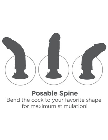 Вибромассажер со съёмной присоской 8  Vibrating Cock with Balls - 20,3 см. Вибромассажер со съёмной присоской 8  Vibrating Cock with Balls - 20,3 см.