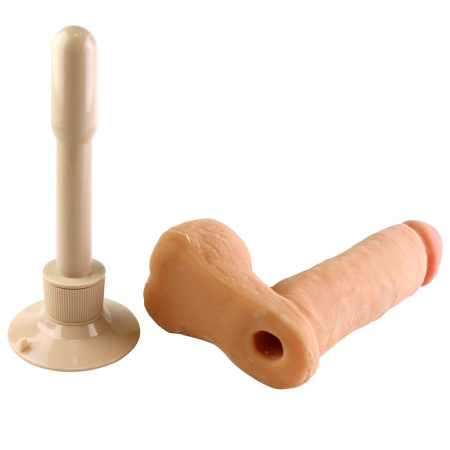 Вибромассажер-реалистик на присоске The Realistic Cock ULTRASKYN Vibrating 8”- 23,5 см. Вибромассажер-реалистик на присоске The Realistic Cock ULTRASKYN Vibrating 8”- 23,5 см.