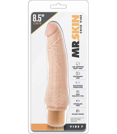 Телесный вибратор Cock Vibe 7 - 21,6 см. Телесный вибратор Cock Vibe 7 - 21,6 см.