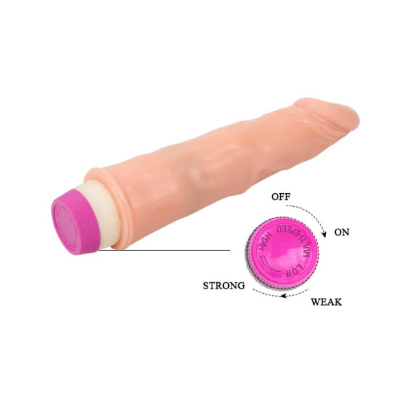 Вибратор Realistic Cock Vibe телесного цвета - 21 см. Вибратор Realistic Cock Vibe телесного цвета - 21 см.