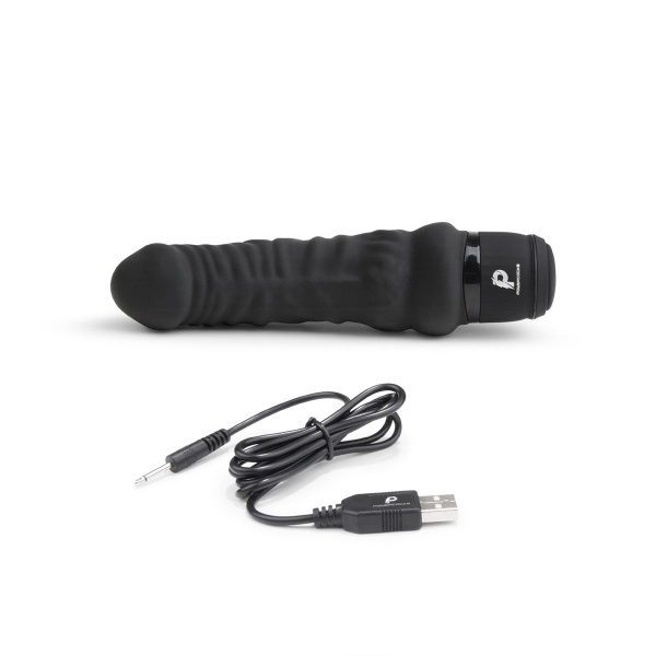 Черный вибратор-реалистик 6  Realistic Vibrator - 17 см. Черный вибратор-реалистик 6  Realistic Vibrator - 17 см.