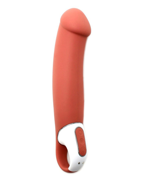 Перезаряжаемый вибратор Satisfyer Master - 23,5 см. Перезаряжаемый вибратор Satisfyer Master - 23,5 см.
