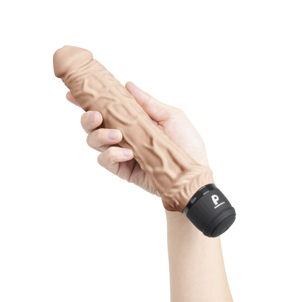 Телесный вибратор-реалистик 8  Girthy Realistic Vibrator - 24,5 см. Телесный вибратор-реалистик 8  Girthy Realistic Vibrator - 24,5 см.