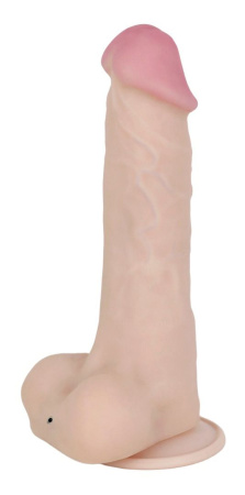 Телесный вибратор-реалистик NEOSKINUM - 21 см. Телесный вибратор-реалистик NEOSKINUM - 21 см.